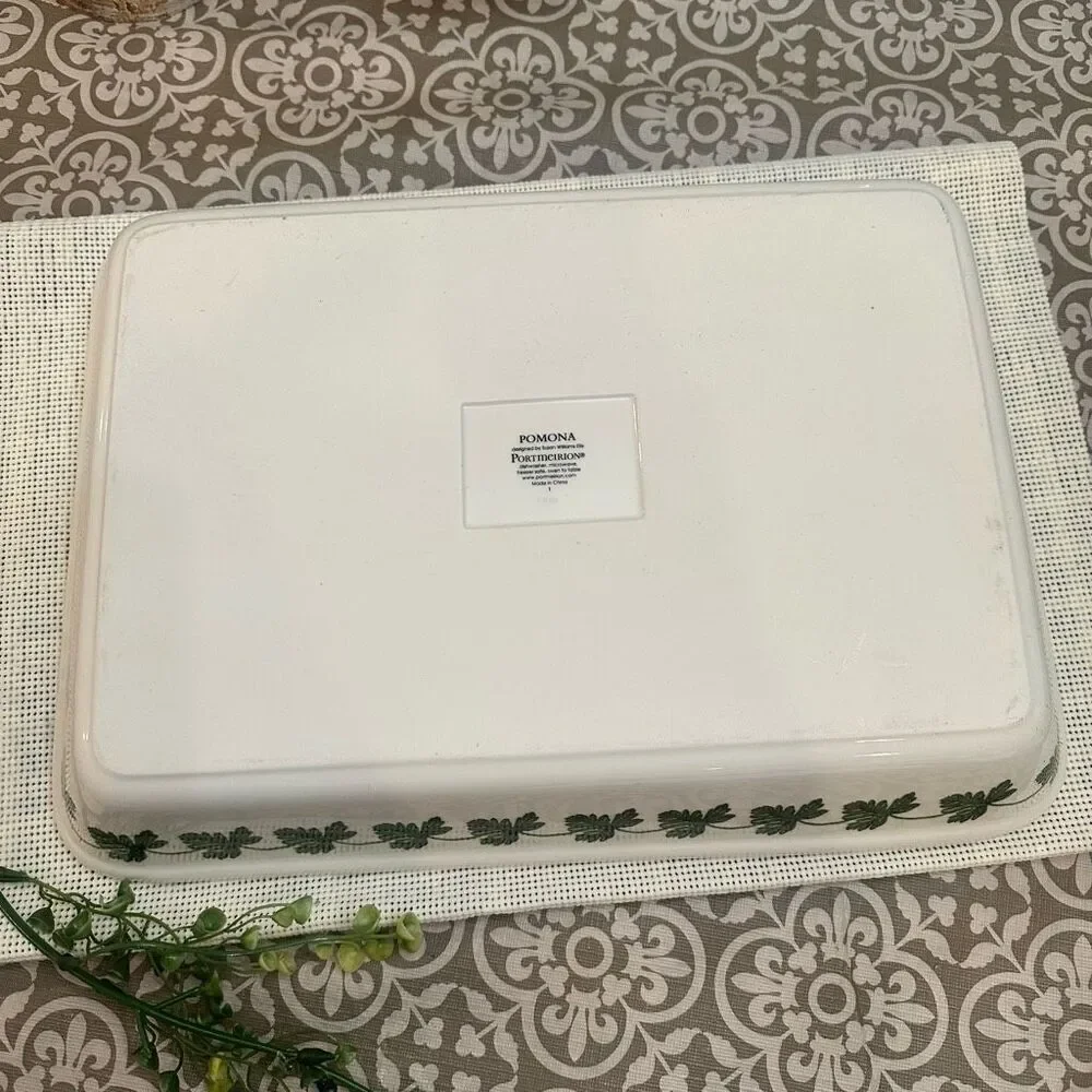 Portmeirion Pomona Late Duke Cherry‎ Rectangular Baking Dish Large 14” Porcelain